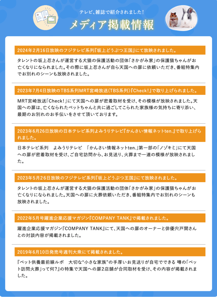 テレビ雑誌で紹介されました!